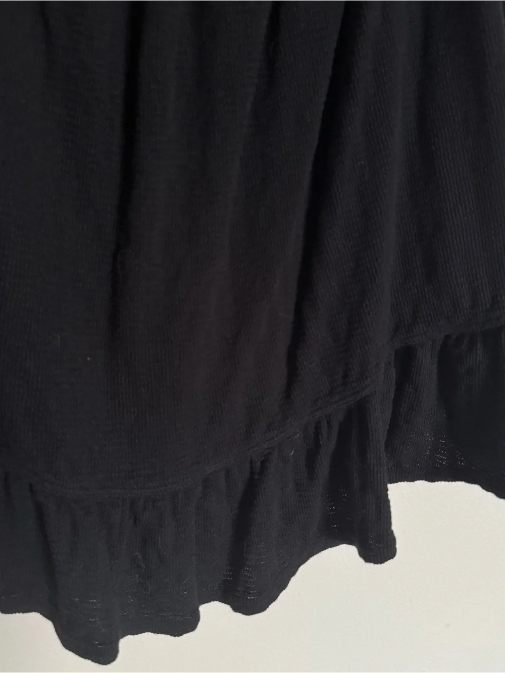 Free People We The Free Mint Julep Off The Shoulder Ruffle Peasant Top Black S